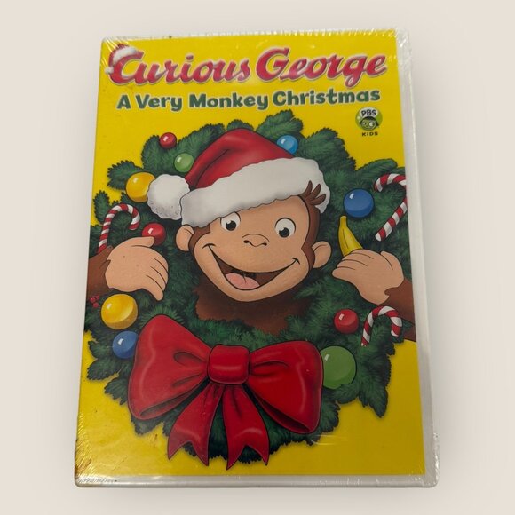 Curious George A Very Monkey Christmas DVD PBS Kids - Picture 1 of 2